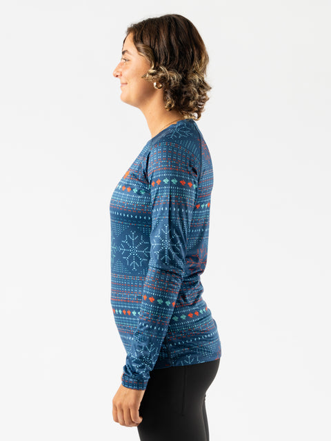 EZ Holiday Long Sleeve Tee - Women