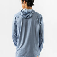 UPF Deflector 2.0 - Men by Rabbit in moonlight blue, lightweight jersey with UPF 50 sun protection and ventilation, ideal for outdoor running