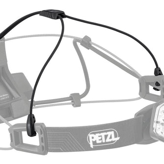 Nao RL Headlamp by Petzl in grey and black, rechargeable 1500 lumens headlamp ideal for trail running and ultra-running safety