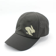 Elite Hat by BOCO in dark grey with laser-cut vents, lightweight-wicking woven cap with bill for sun and gear protection