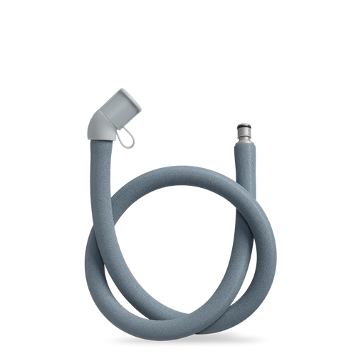 Arctic Fusion Tube by Hydrapak in grey with insulated design to keep water flow cool, ideal for hydration on cold mountain runs