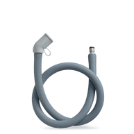 Arctic Fusion Tube by Hydrapak in grey with insulated design to keep water flow cool, ideal for hydration on cold mountain runs