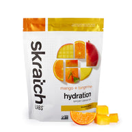 Sport Hydration Drink Mix mango tangerine by Skratch Labs, limited edition electrolyte mix for energy and sweat replacement