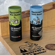 All Natural Anti-Chafe Blend (Compostable) by Squirrel's Nut Butter in green tube, natural salve to prevent chafing and blisters, 2 oz compostable packaging