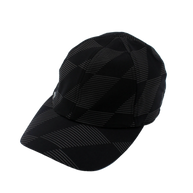 Low Light Tech Cap by Rabbit in black with grey pattern, lightweight tech cap designed for visibility and safety in low light conditions