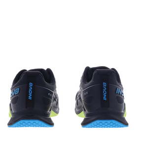 F-Lite Wide - Men by Inov8 in black and blue, flexible cross training shoe for running, lifting, jumping, and climbing