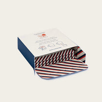 Instant Decaf Coffee by Fernwood in white and blue box with red accents, small batch brewed instant coffee for pure taste, Canada-made