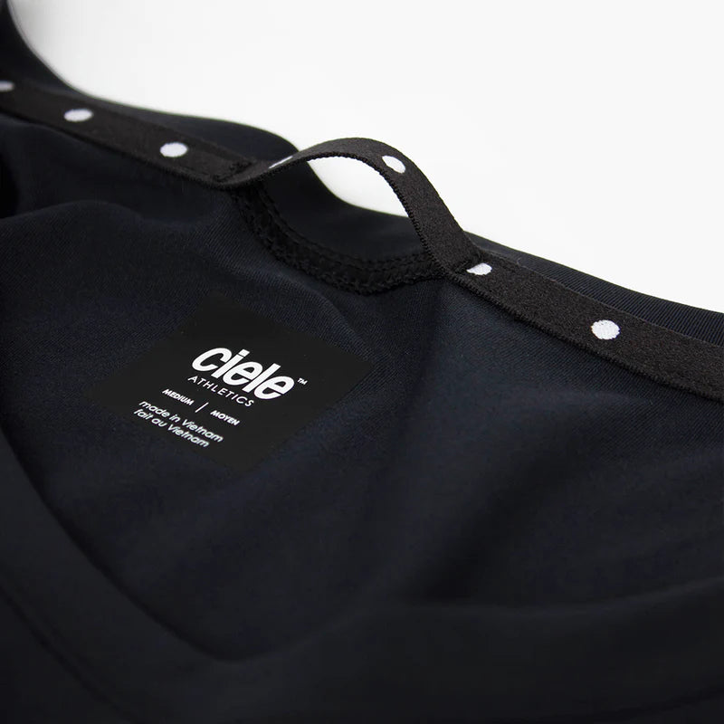 DLY T-Shirt - Men by Ciele in black, lightweight soft running tee designed to keep cool, dry, and odor-free during workouts