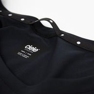 DLY T-Shirt - Men by Ciele in black, lightweight soft running tee designed to keep cool, dry, and odor-free during workouts