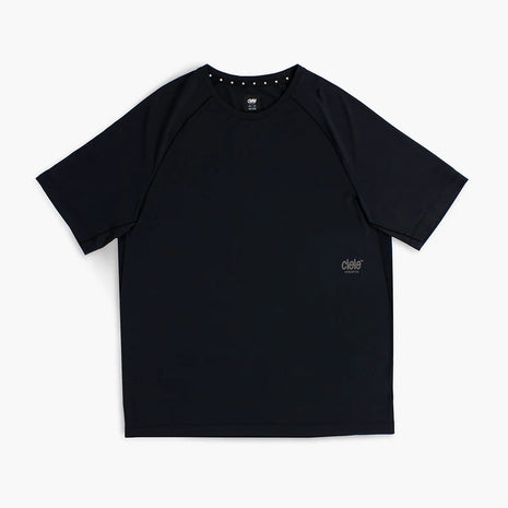 DLY T-Shirt - Men by Ciele in black, lightweight soft running tee designed to keep cool, dry, and odor-free for daily use
