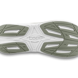 Outsole of the Topo Phantom 4 men's road running shoe in Khaki/White