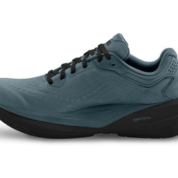 Inner side of the Topo Phantom 4 men's road running shoe in Stone/Black
