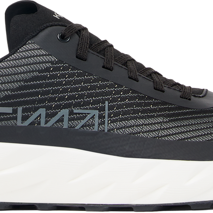 Kjerag - Unisex by NNormal in black and grey, high-performance trail running shoe designed for fast, light outdoor running and rugged trails