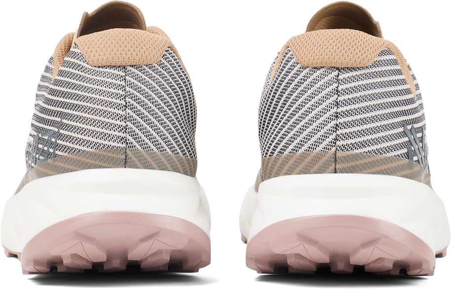 Kjerag - Unisex by NNormal in beige and gray, max-performance trail running shoes designed for fast, lightweight outdoor running and hiking