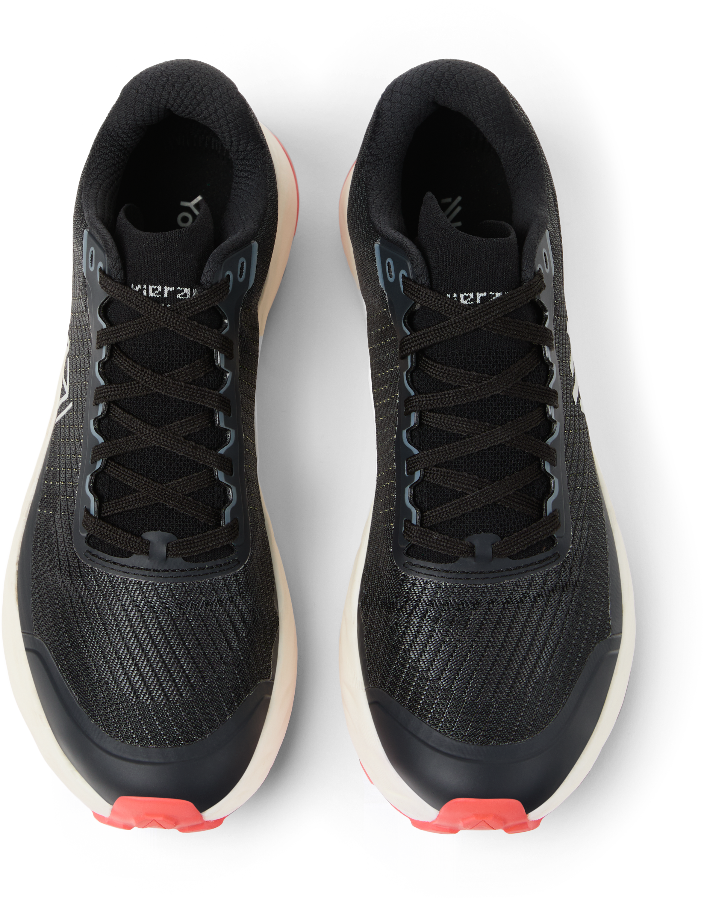 Kjerag 2 - Unisex by NNormal in black with red outsole, responsive and comfortable trail running shoe for fast outdoor performance