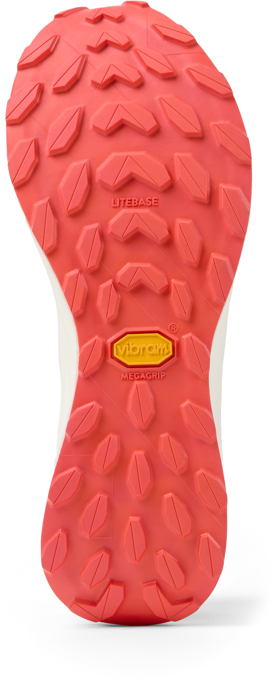 Kjerag 2 - Unisex by NNormal, black trail running shoe with red Vibram MegaGrip outsole designed for speed and performance on trails
