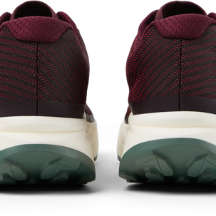 Kjerag 2 - Unisex by NNormal in black and red with responsive outsole, lightweight trail running shoe designed for speed and performance outdoors