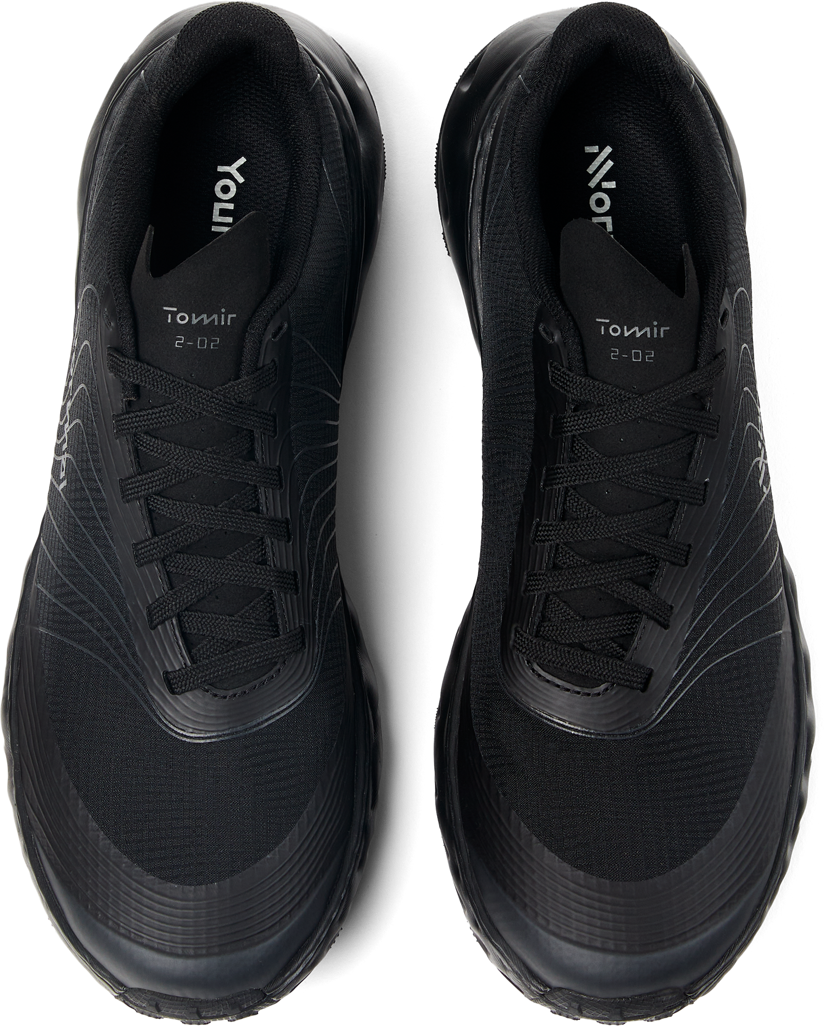 Tomir 2.0 - Unisex by NNormal in black lightweight trail shoes offering versatile comfort for running and outdoor use