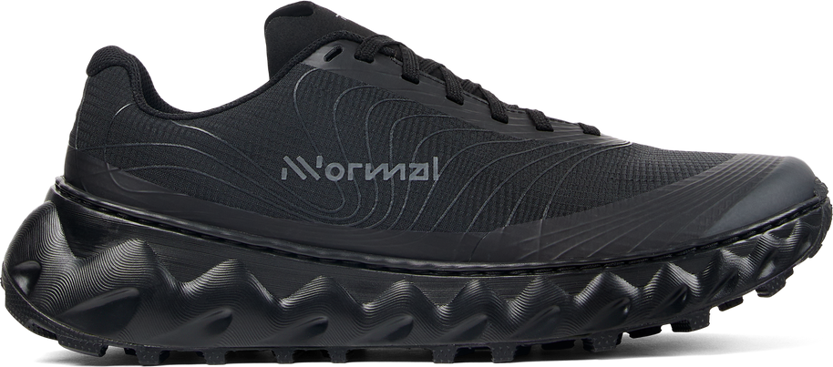 Tomir 2.0 - Unisex by NNormal in black, versatile and comfortable trail shoe for men and women with enhanced cushioning and durable sole