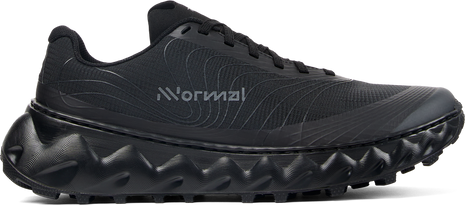 Tomir 2.0 - Unisex by NNormal in black, versatile and comfortable trail shoe for men and women with enhanced cushioning and durable sole