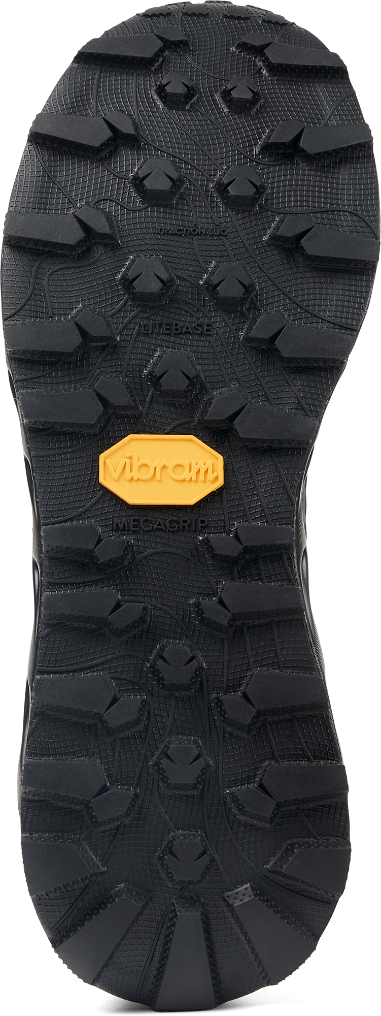 Tomir 2.0 - Unisex by NNormal in black with Vibram MegaGrip outsole for versatile, comfortable trail running and hiking shoes