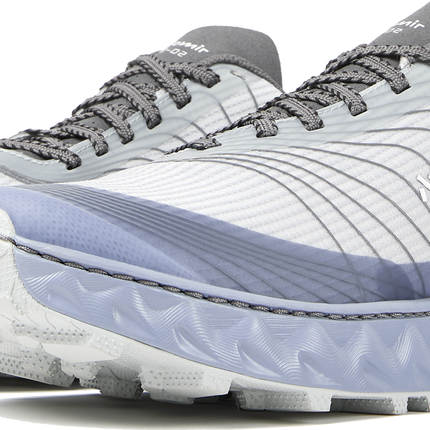 Tomir 2.0 - Unisex by NNormal in white and grey, upgraded versatile trail shoe designed for comfort and outdoor running and hiking