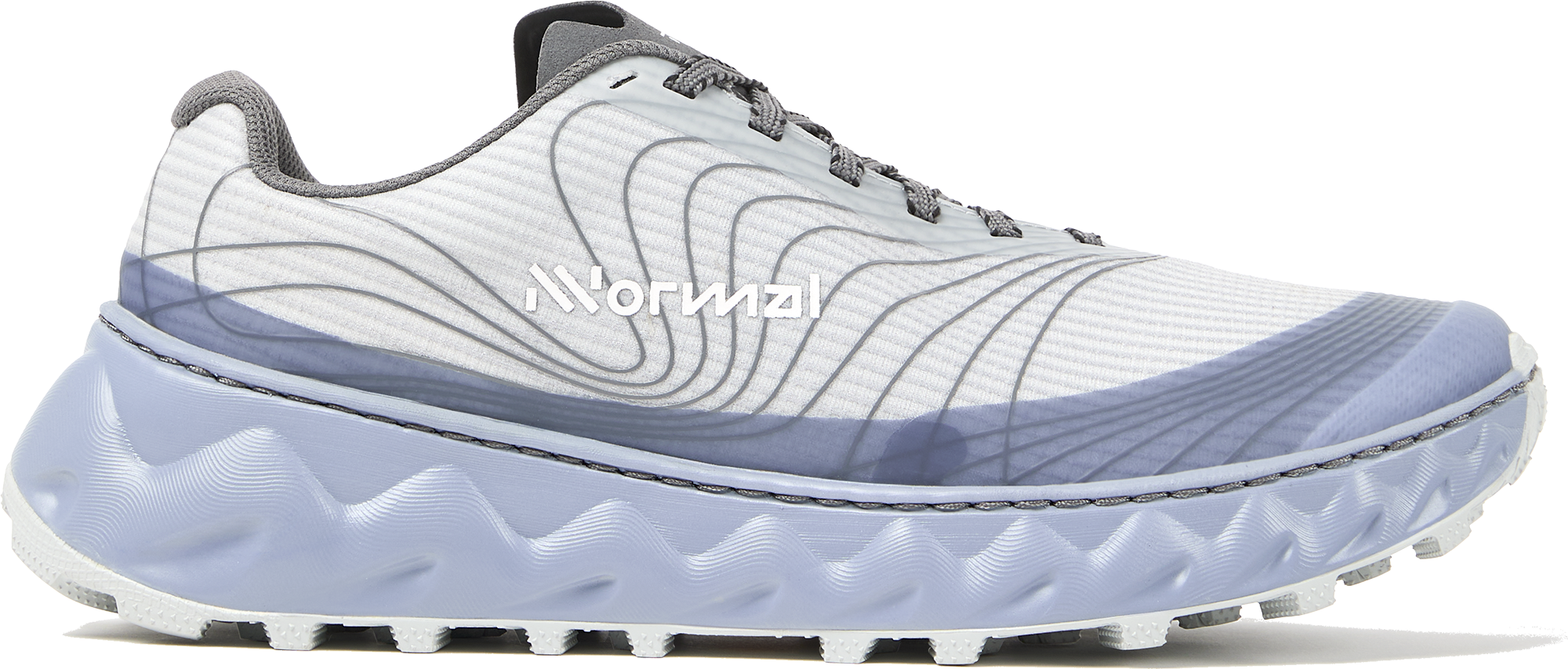 Tomir 2.0 - Unisex by NNormal in white and light grey, versatile comfortable trail shoe designed for men and women outdoors