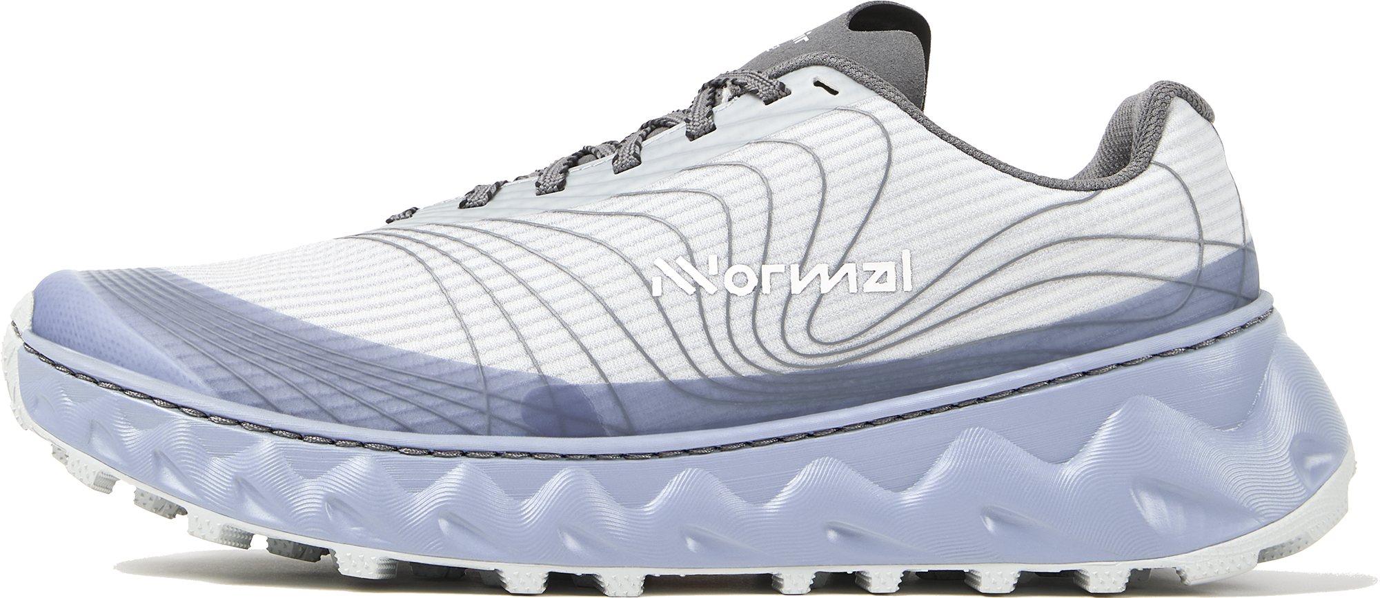 Tomir 2.0 - Unisex by NNormal in white and grey, versatile and comfortable trail shoe ideal for men and women outdoors