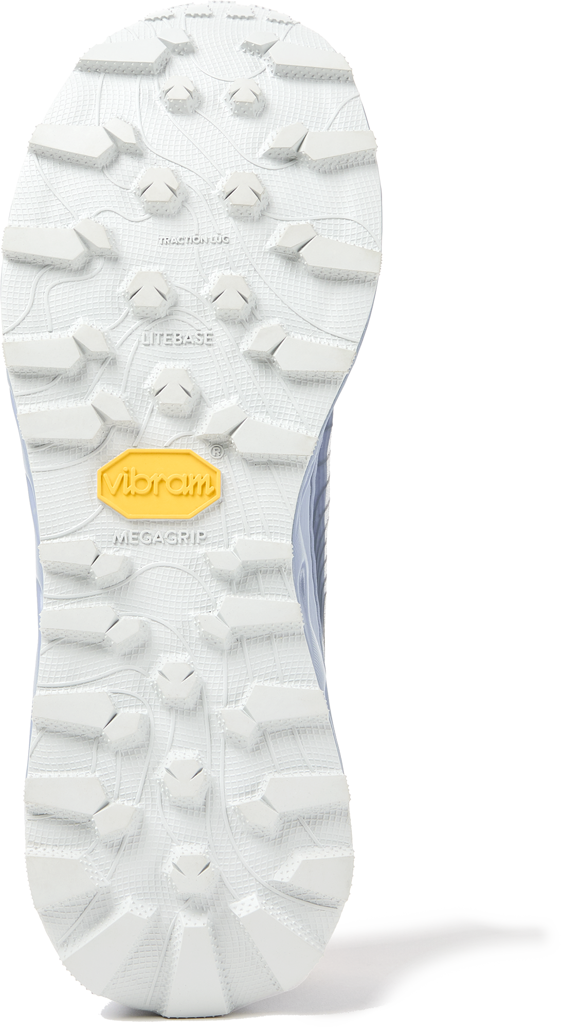Tomir 2.0 - Unisex by NNormal in white with Vibram MegaGrip sole, lightweight versatile trail shoe for running and outdoor use