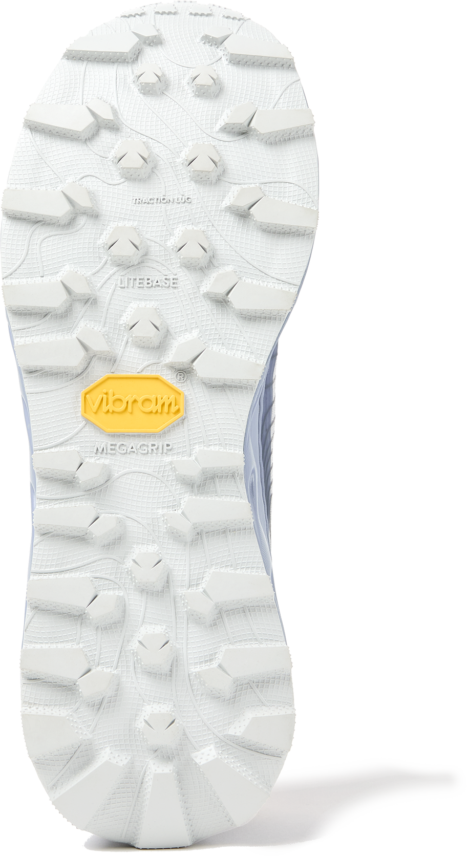Tomir 2.0 - Unisex by NNormal in white with Vibram MegaGrip sole, lightweight versatile trail shoe for running and outdoor use