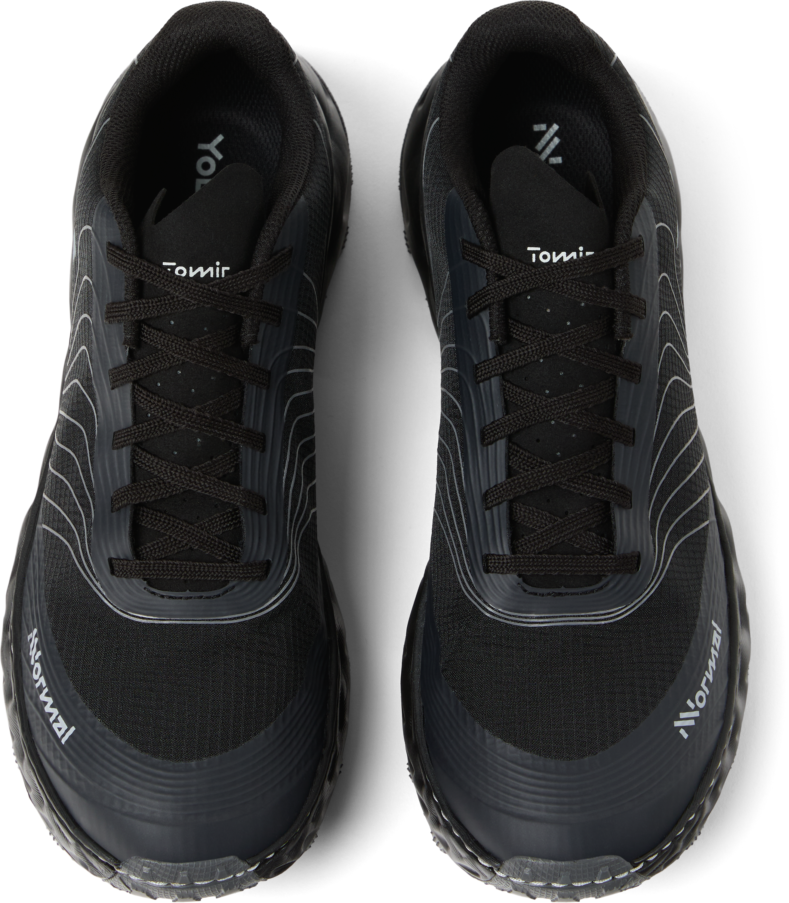 Tomir 2.0 - Unisex by NNormal in black, versatile comfortable trail shoe designed for men and women’s outdoor running and hiking