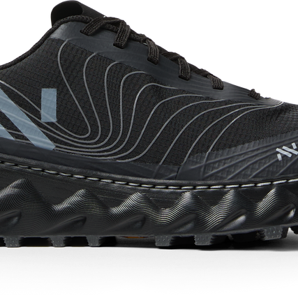 Tomir 2.0 - Unisex by NNormal in black, versatile and comfortable trail shoe designed for running and outdoor activities