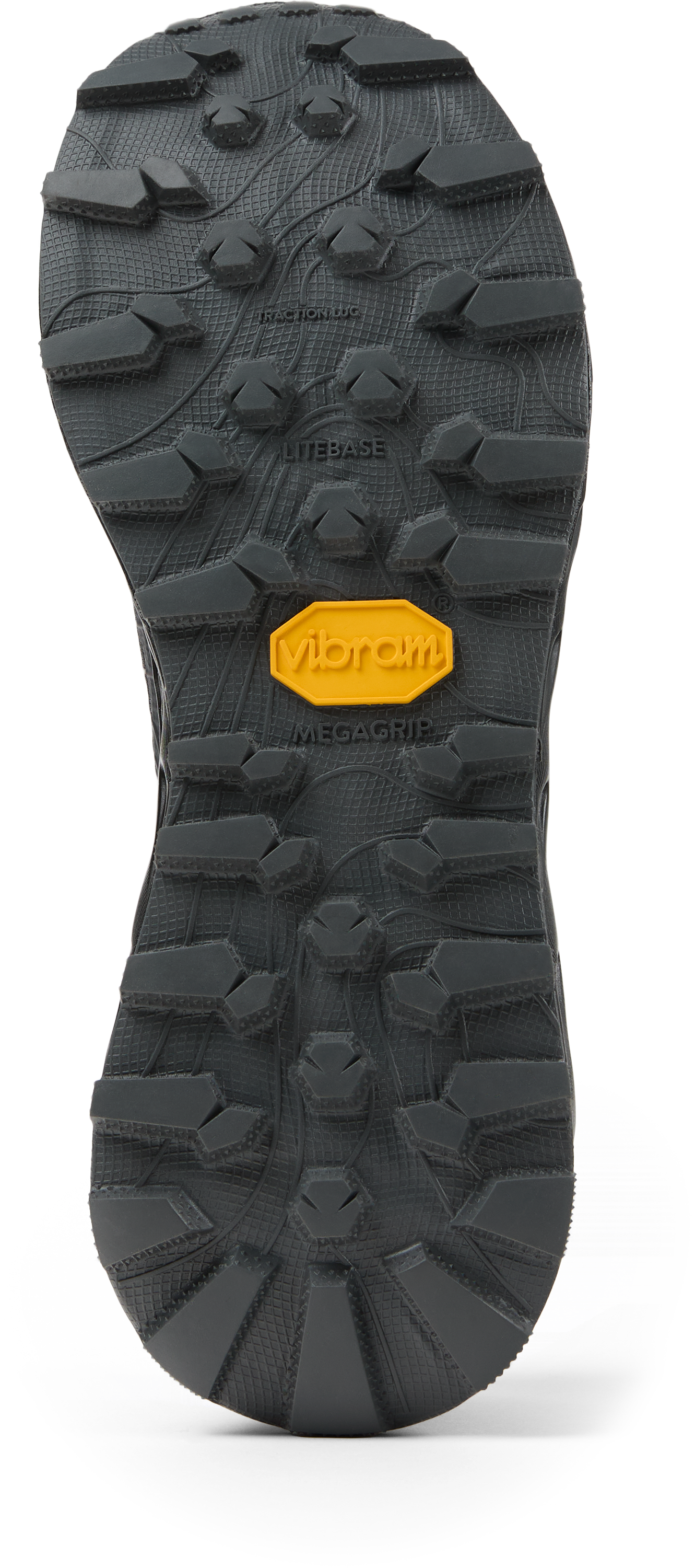 Tomir 2.0 - Unisex by NNormal in black with Vibram Megagrip sole, upgraded versatile trail shoe for running and outdoor use