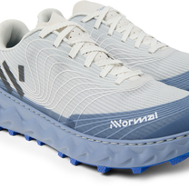 Tomir 2.0 - Unisex by NNormal in light grey and blue, versatile comfortable trail shoe ideal for men and women outdoor running and hiking