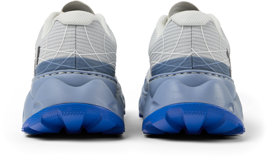 Tomir 2.0 - Unisex by NNormal in grey and blue, versatile comfortable trail shoe for men and women, ideal for outdoor running and hiking