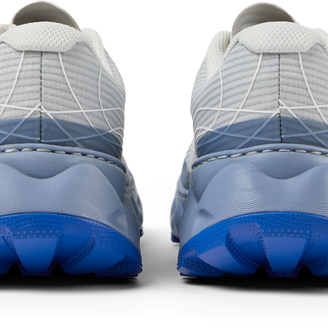 Tomir 2.0 - Unisex by NNormal in grey and blue, versatile comfortable trail shoe for men and women, ideal for outdoor running and hiking