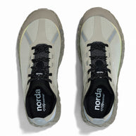 001A - Calcite - Men by Norda in beige and grey with lightweight Arnitel TPEE midsole designed for trail running comfort