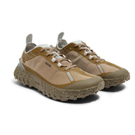 001A - Loam - Women by Norda in tan and beige lightweight trail shoe with Arnitel TPEE midsole for comfort on outdoor pursuits