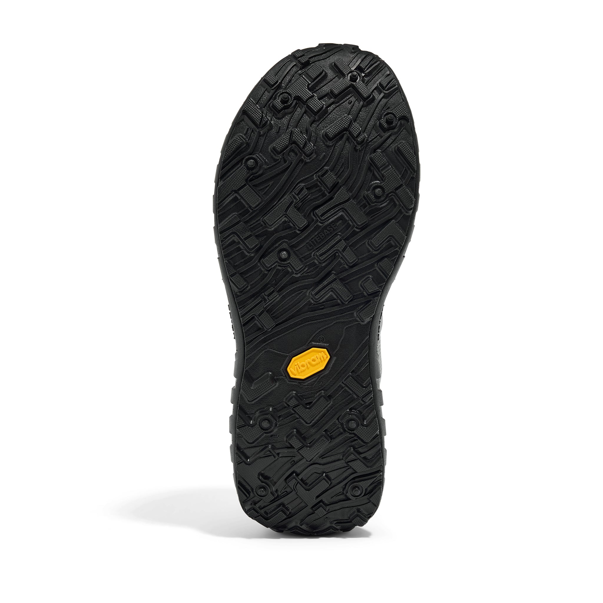 001A - Pewter - Women by Norda in black rugged outsole with Arnitel TPEE midsole for lightweight trail running and outdoor comfort