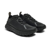 001A - Stealth Black - Men by Norda, lightweight trail running shoe in black with Arnitel TPEE midsole for comfort on rugged outdoor runs