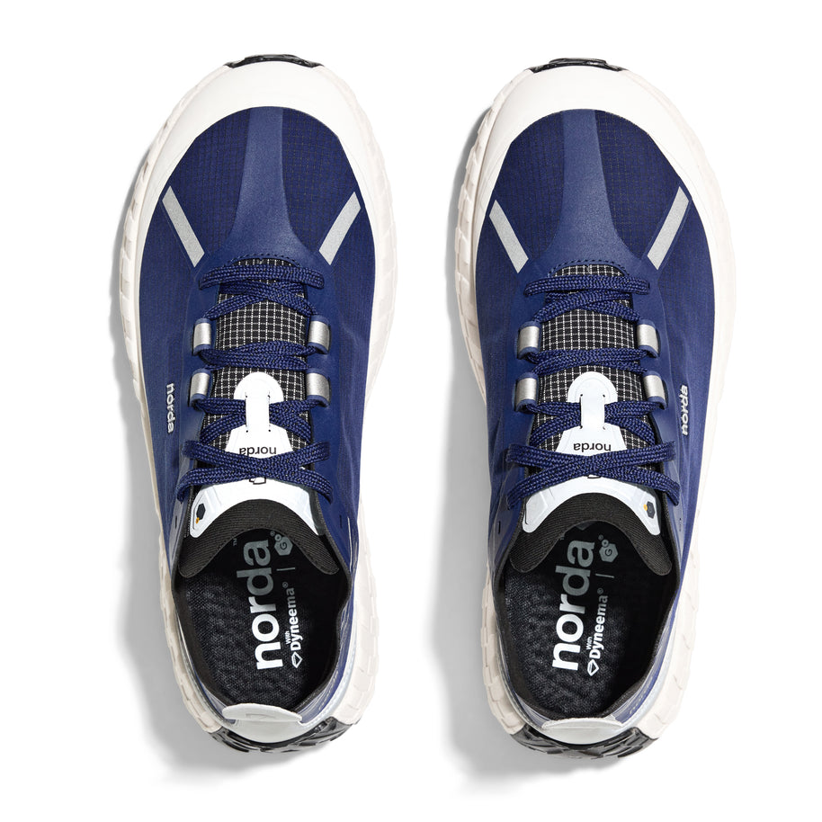 001 G+ LTD Edition Kingfisher - Men by Norda in blue with bio-based Dyneema upper and G+ Graphene membrane for water resistance and thermoregulation