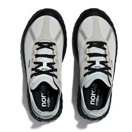 001 Core - Women by Norda in white and black with Bio-Dyneema upper and Vibram soleplate for lightweight trail running in Canada