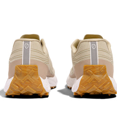 002 Sand - Men by Norda in beige and tan with responsive bio-based Dyneema® trail running shoes for technical terrain and outdoor use