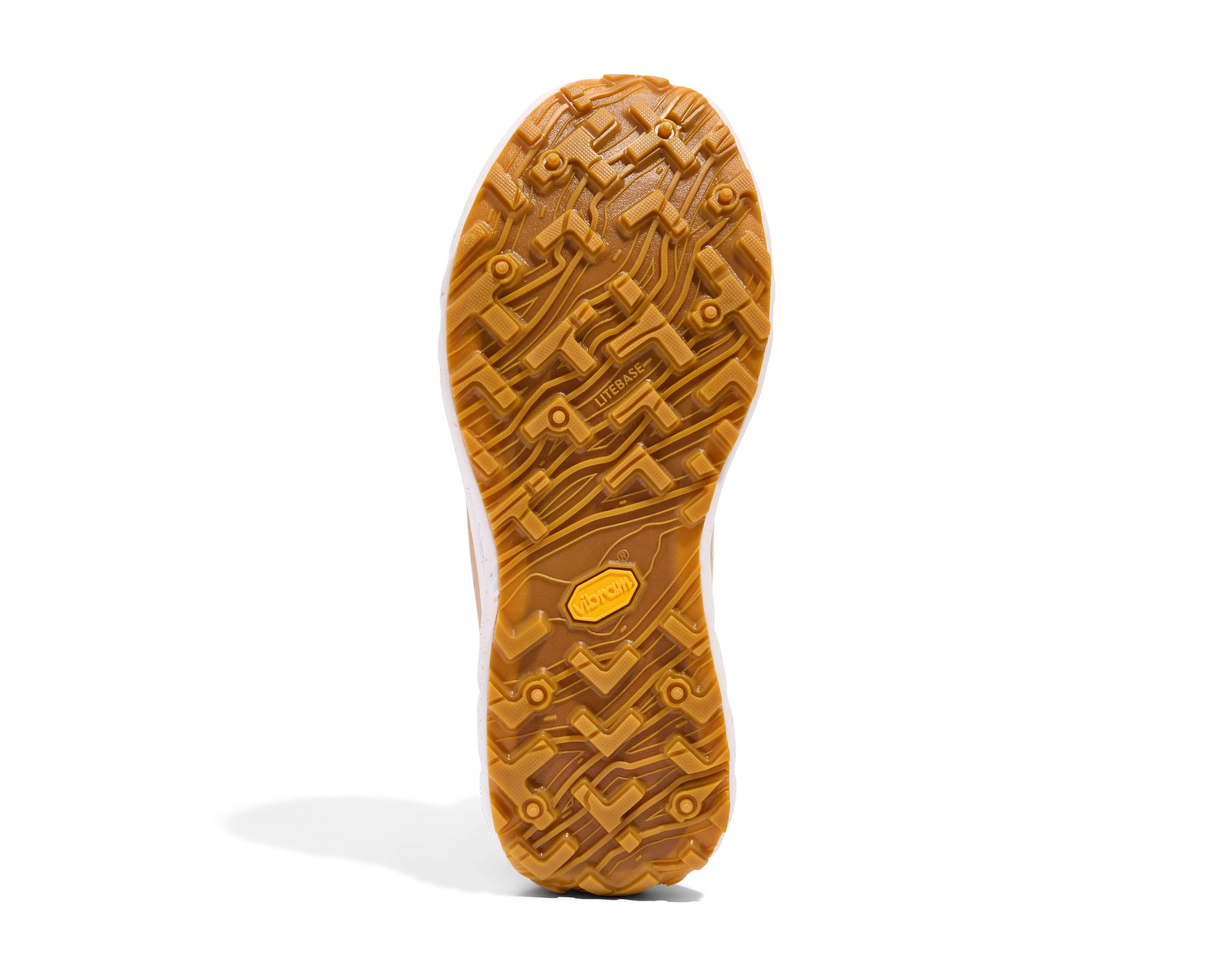 002 Sand - Women by Norda in light brown with Vibram sole, trail running shoe designed for technical terrain and responsive ground feel
