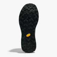 002 Core - Women by Norda in black sole with Vibram traction, bio-based Dyneema for responsive trail running on technical terrain