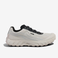002 Core - Men by Norda in light beige and black, responsive trail running shoe with bio-based Dyneema for technical terrain in Canada
