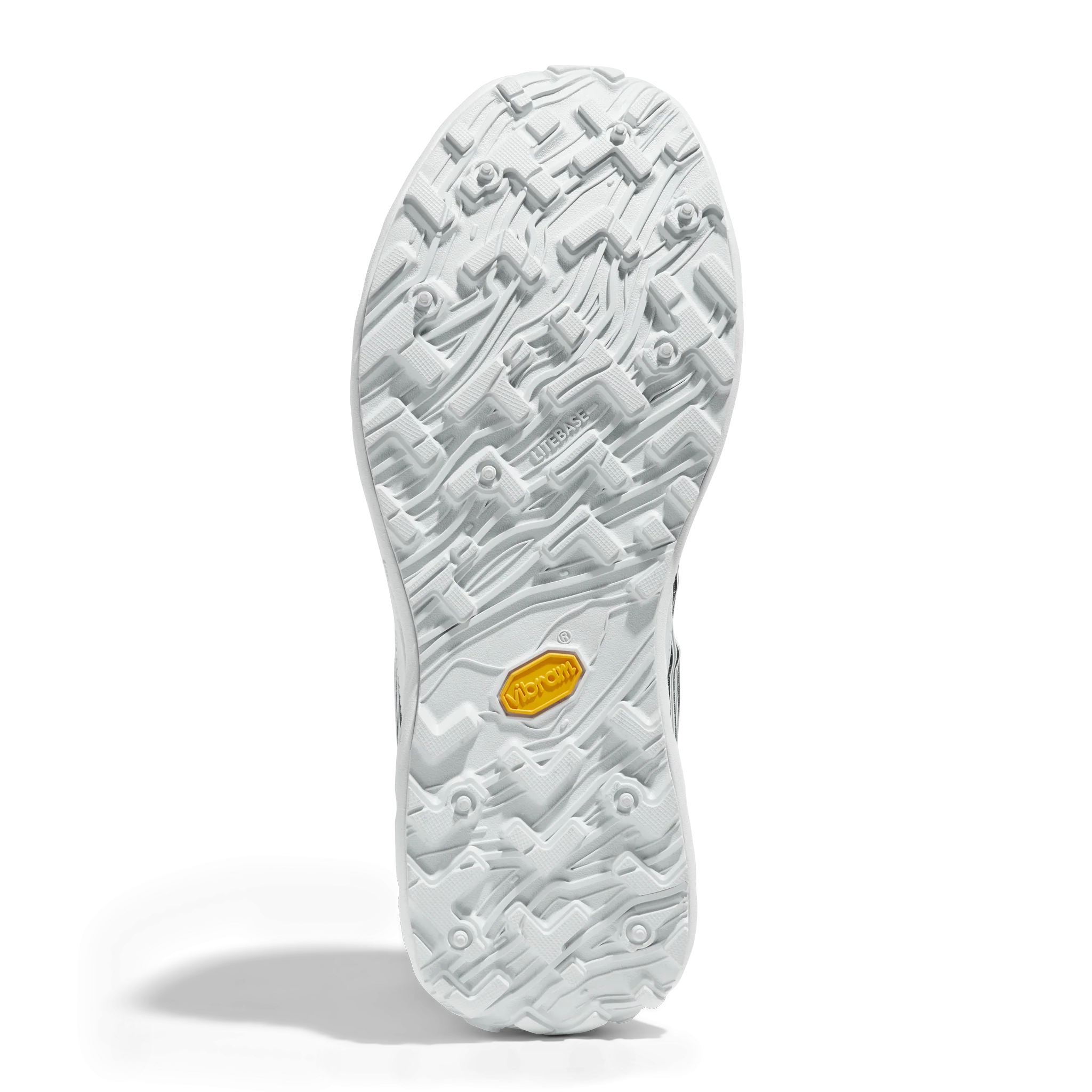 002 Core - Women by Norda in white with Vibram sole, bio-based Dyneema® for responsive trail running on technical terrain