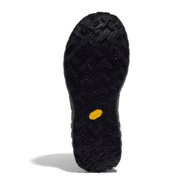 003 - Men by Norda in black with Vibram soleplate, durable laceless approach shoe for hiking, scrambling, and trail running in Canada
