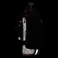 Speed Draw 2 18oz Insulted Flask by Nathan in black and white, insulated handheld flask with easy grip and cooler fluid retention