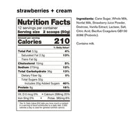 Sport Recovery Drink Mix by Skratch Labs in strawberries and cream flavor, nutrition drink for rapid refuel and rehydrate after workouts